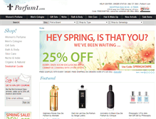Tablet Screenshot of parfum1.com